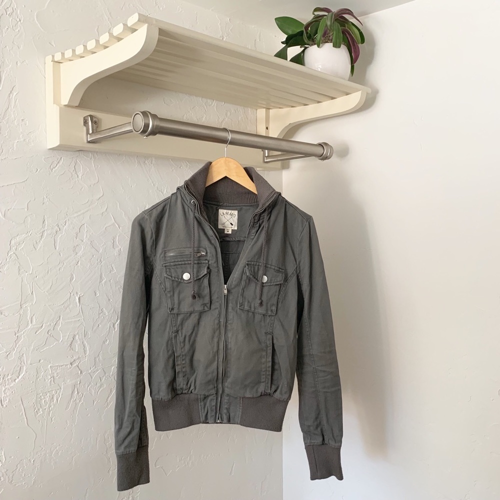 NWOT PacSun Grey “Army” Jacket
